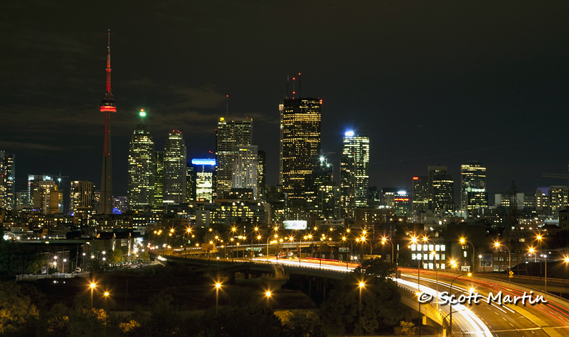 Toronto Night Skyline 03