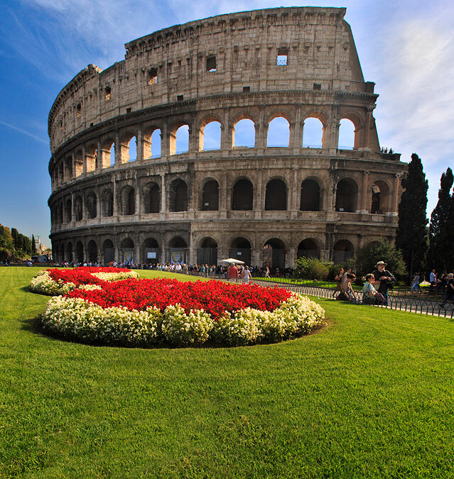 Roman Colosseum or Flavian Amphitheatre